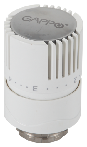 G453 Термоголовка жидкостная М30*1,5 мм 6.5-28°C GAPPO (white) /80/10 шт.уп./