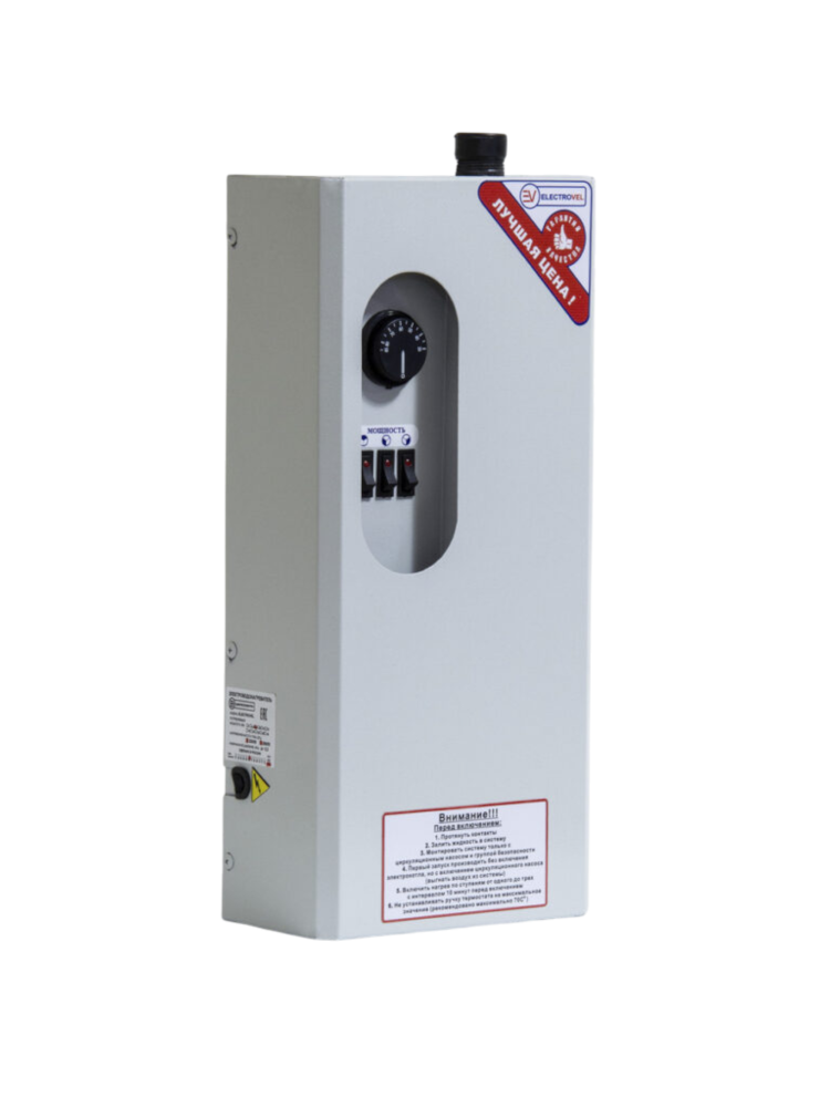 Фотография Котел электрический 24 кВт клавиши ELECTROVEL (380В)