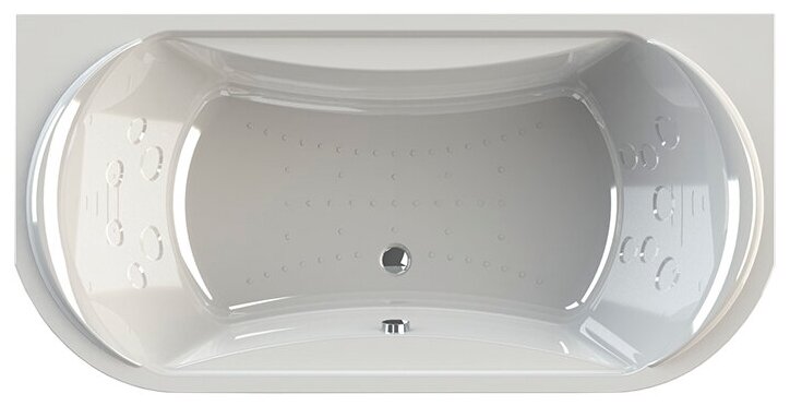 Фотография Ванна акриловая Титан-лонг комплект хром RADOMIR