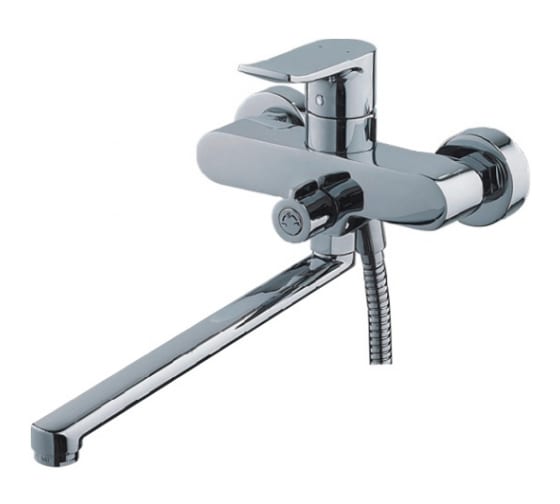 Фотография Смеситель ванна L2243 длинный излив LEDEME