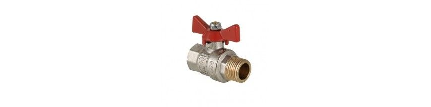 Фотография Кран шар. COMPACT, рукоятка бабочка 3/4" вн.-нар. Фотография Кран шар. COMPACT, рукоятка бабочка 3/4" вн.-нар.