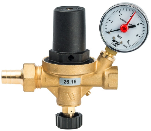 Подпиточный клапан Watts ALMD 1/2" с манометром