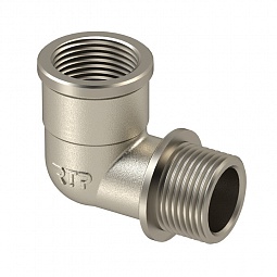 Угольник латунный переходной ВР/НР  3/4" RTP