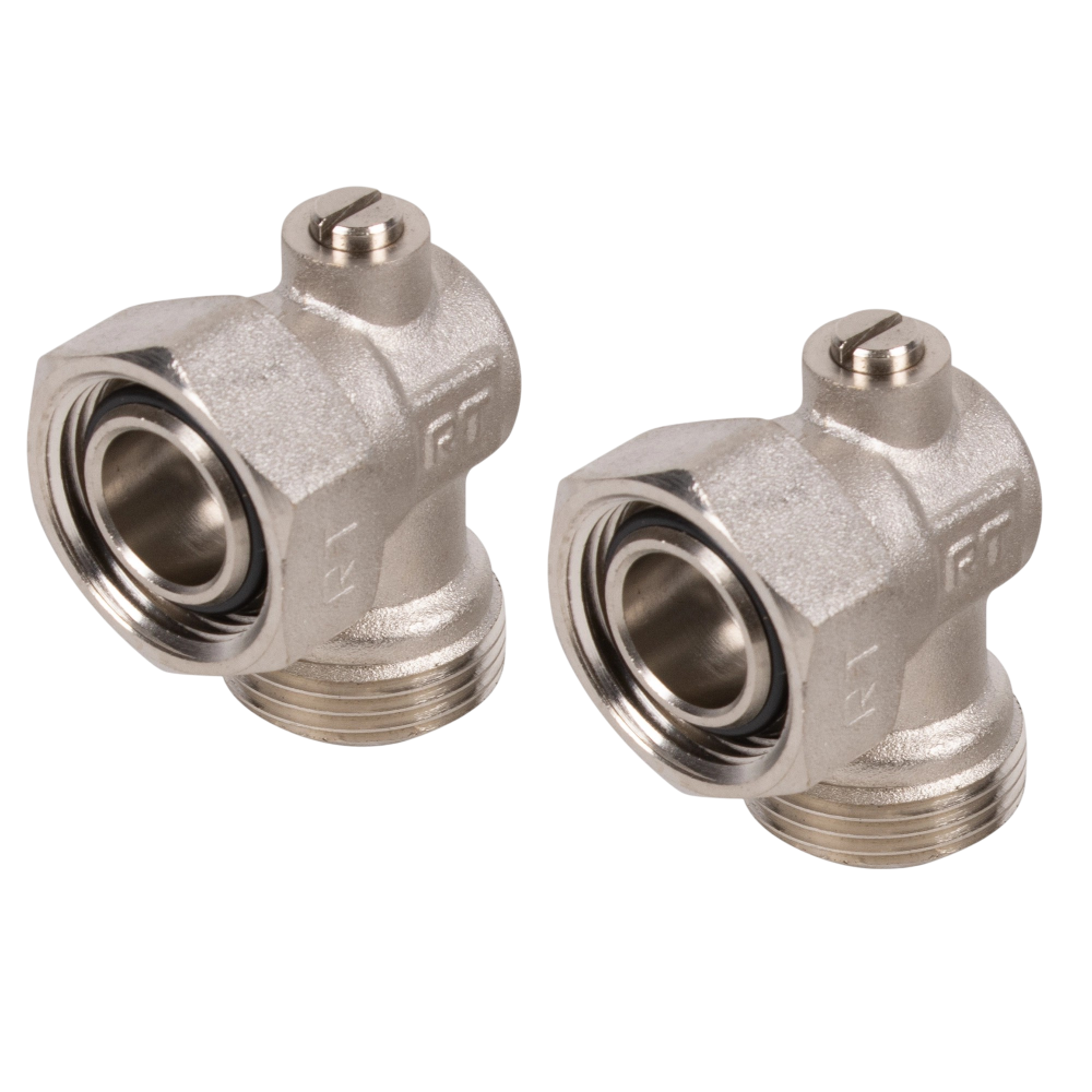 Фотография Набор нижнего подключения угловой 3/4"х3/4"EK раздельный ROYAL THERMO