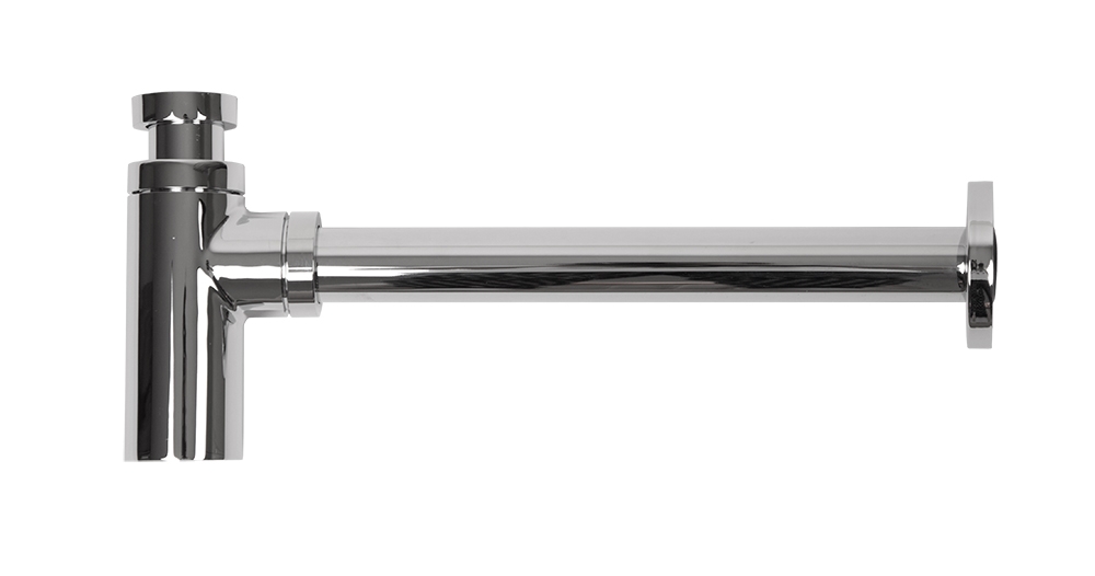 Фотография Сифон д/раковины ARROWHEAD, трубка, хром