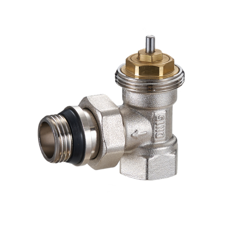 Фотография Клапан термостатический угловой ВР/НР1" радиаторный ZEGOR (с антипротечкой) /60/10 шт.уп/