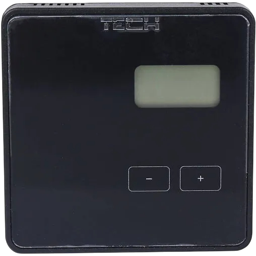 Фотография Беспроводной двухпозиционный комнатный терморегулятор, черный