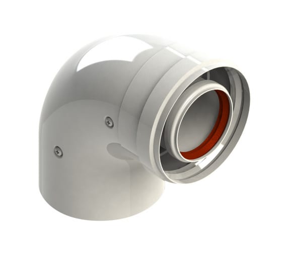 Фотография Колено диам. 60/100L MF 90. Фотография Колено диам. 60/100L MF 90.