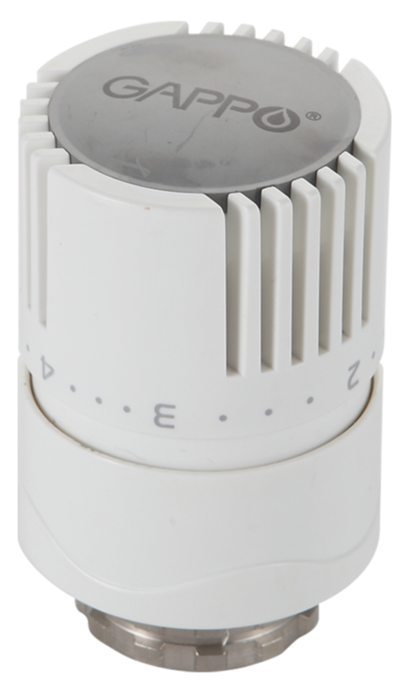 Фотография G453 Термоголовка жидкостная М30*1,5 мм 6.5-28°C GAPPO (white) /80/10 шт.уп/