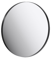 Зеркало круглое 80см, цвет чёрный AQWELLA RM0208BLK