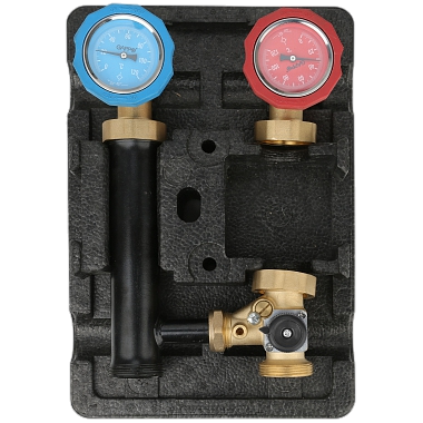 Насосная группа с  3-х ходовым приводным смесителем 1" в теплоизоляции GAPPO (без насоса)