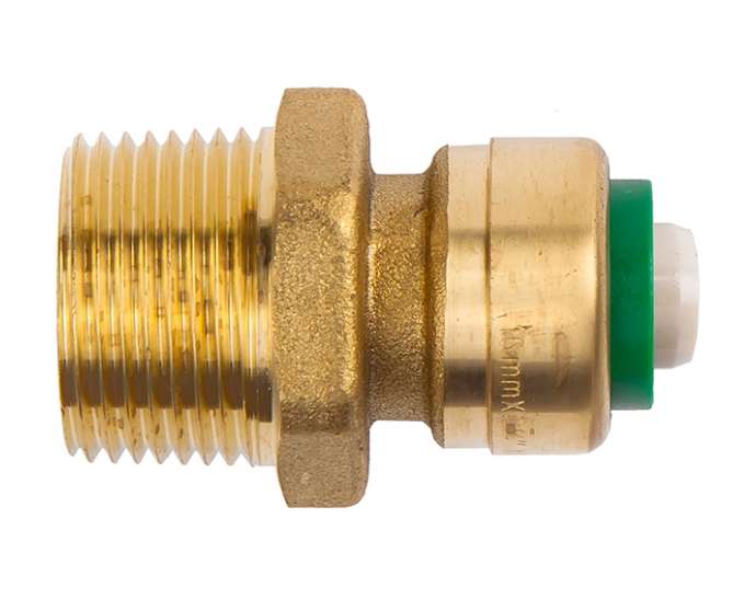 Фотография Соединитель с наружной резьбой Arrowhead Push 16mmx3/4"