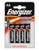 Батарейка  Energizer LR06 AA Alkaline MAX  BL4 RU (блистер 4 шт)