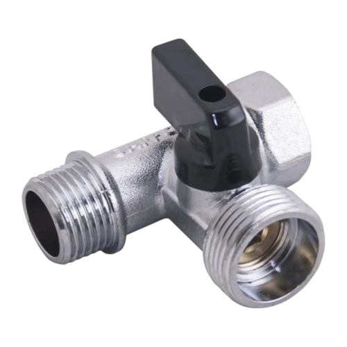 Кран шаровой ВР/НР/НР 1/2"х3/4"х1/2" проходной, для сантех. приборов GAPPO /100/10 шт.уп./