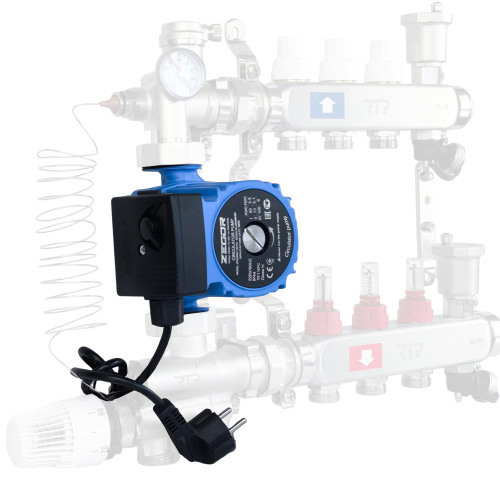 Циркуляционный насос PRO  25/60, 130мм бесшумный ZEGOR