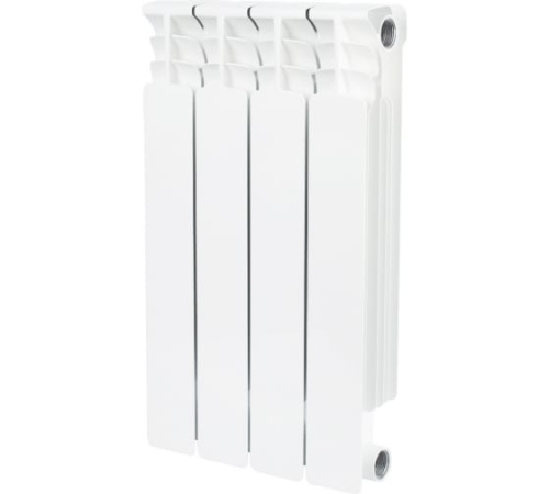 Радиатор биметаллический нижнее правое подключение 500 мм 4 секции STOUT Space 