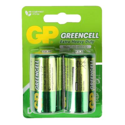 Батарейки GP R20 2BL Greencel Extra Heavy Duty