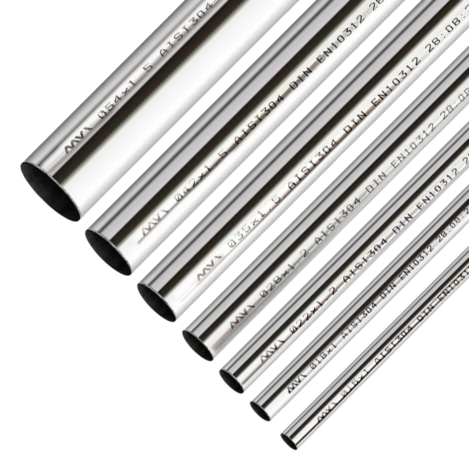 Фотография Труба из нержавеющей стали MVI PN16 (2м) 28x1,2 20/20