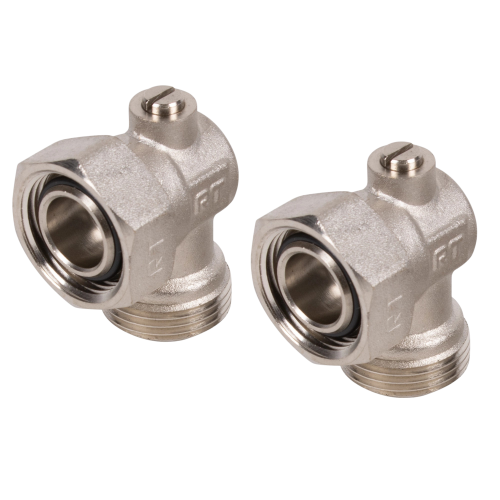 Набор нижнего подключения угловой 3/4"х3/4"EK раздельный ROYAL THERMO