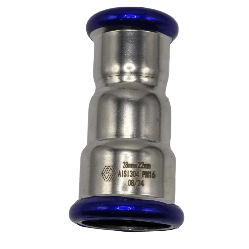 Пресс-муфта переходная из нержавеющей стали MVI 28x18 M 150/10