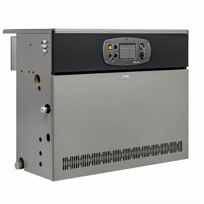Фотография Котёл газовый напольный SLIM HPS 1.99 BAXI (АТМО, одноконтурный, 98.6 кВт)
