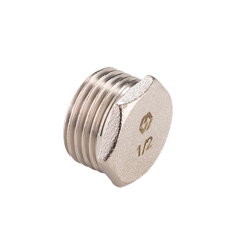 Заглушка латунная НР  1/2" MVI