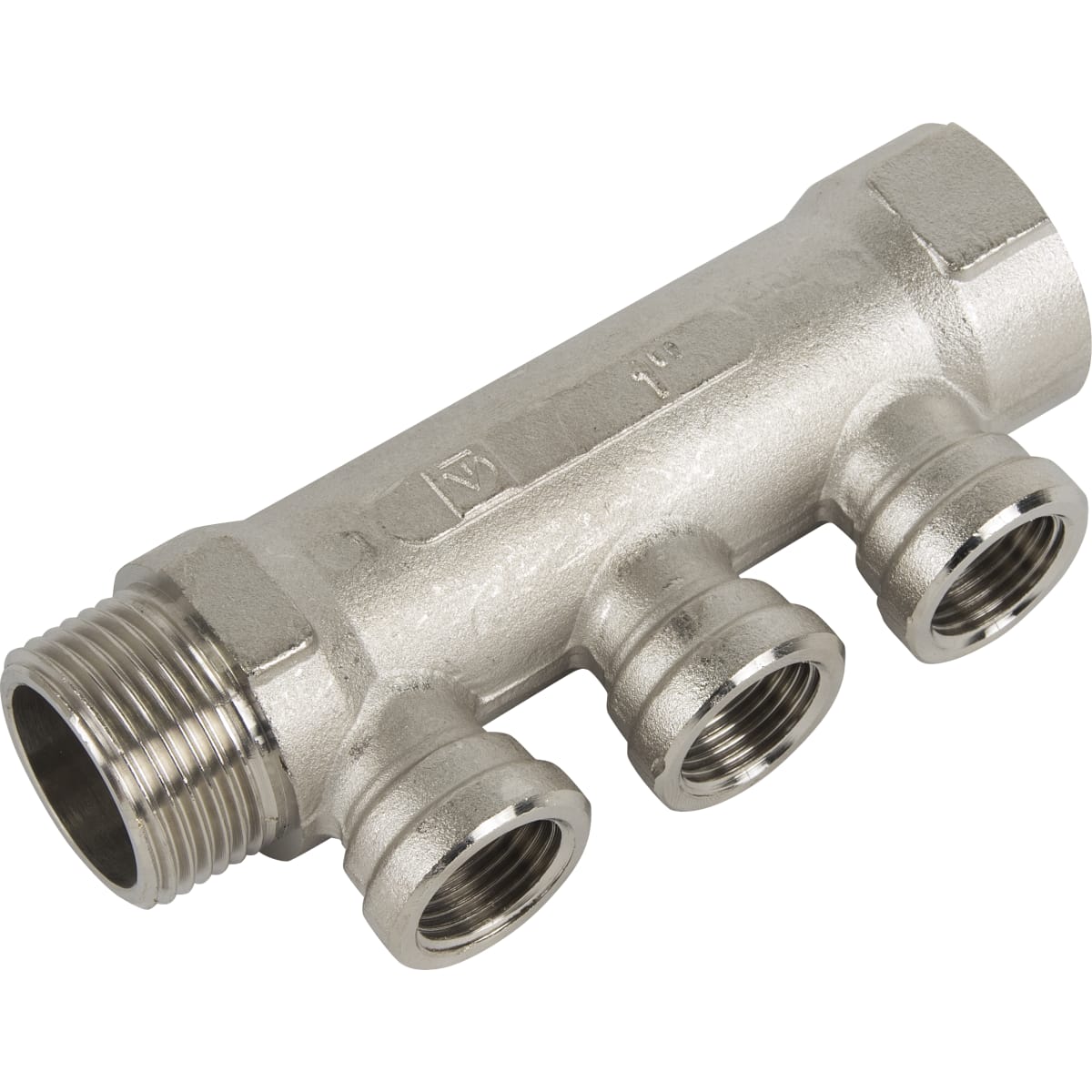 Фотография Коллектор VALTEC 1", 3 вых. х 1/2" вн. Фотография Коллектор VALTEC 1", 3 вых. х 1/2" вн.