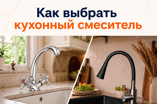 Как выбрать кухонный смеситель: простой гайд для тех, кто не хочет ошибиться