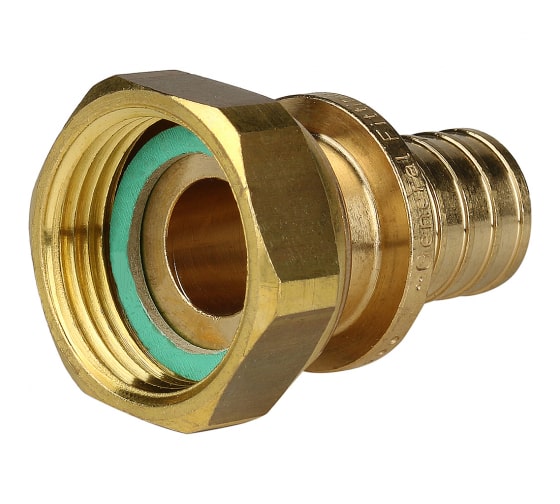 Фотография STOUT Переходник с накидной гайкой 20хG 3/4 для труб из сшитого полиэтилена