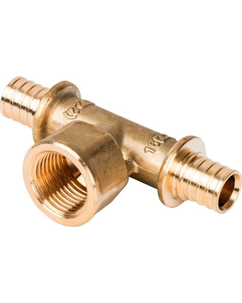 Фотография Тройник аксиальный в/р 20*1/2*20 Stout