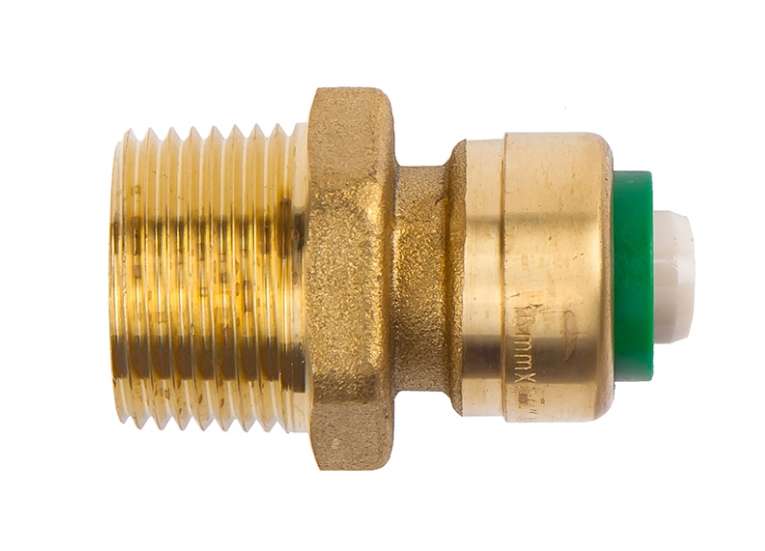 Фотография Соединитель с наружной резьбой Arrowhead Push 20mmx1/2"