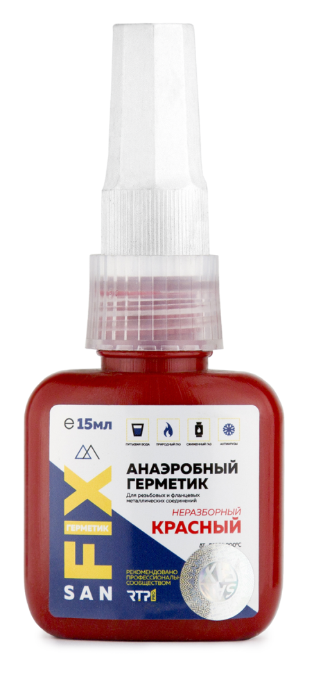 Фотография Герметик анаэробный, неразборный  15 мл SANFIX