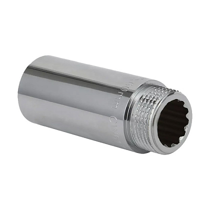 Удлинитель ВР-НР, хромированный 1/2" х 10 мм