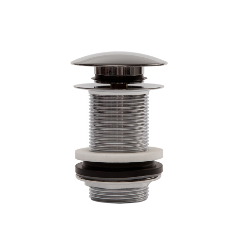 Донный клапан НР 1,1/4"  для раковины, Click-Clack без перелива ARROWHEAD (хром)