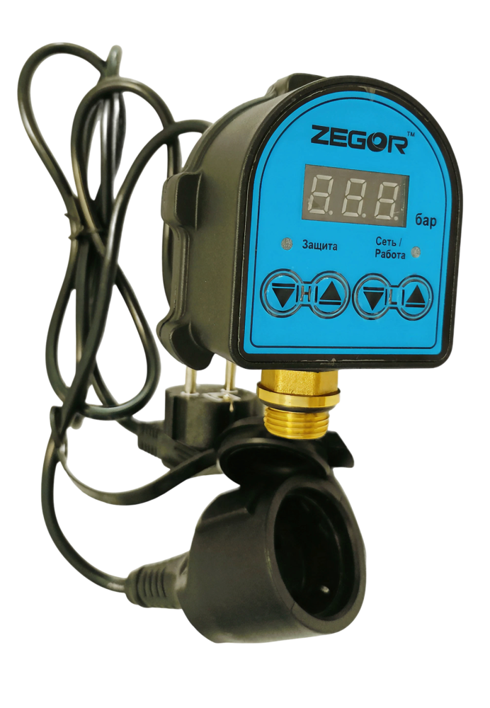Фотография Блок автоматики ZS-06, НР 1/2" 10 бар ZEGOR (с цифровым управлением) /12 шт. уп/