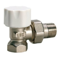 Кран шаровый 3/4" под термоголовку угловой Alt