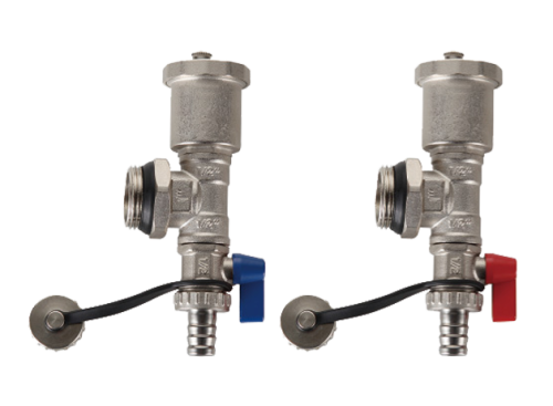 Конечные элементы для коллектора НР 1" GAPPO (2 шт.) /20/1 шт.уп/