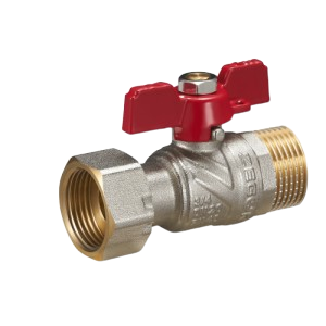 Кран шаровый с накидной гайкой ВР/НР  1/2" бабочка ZEGOR /150/25 шт.уп./