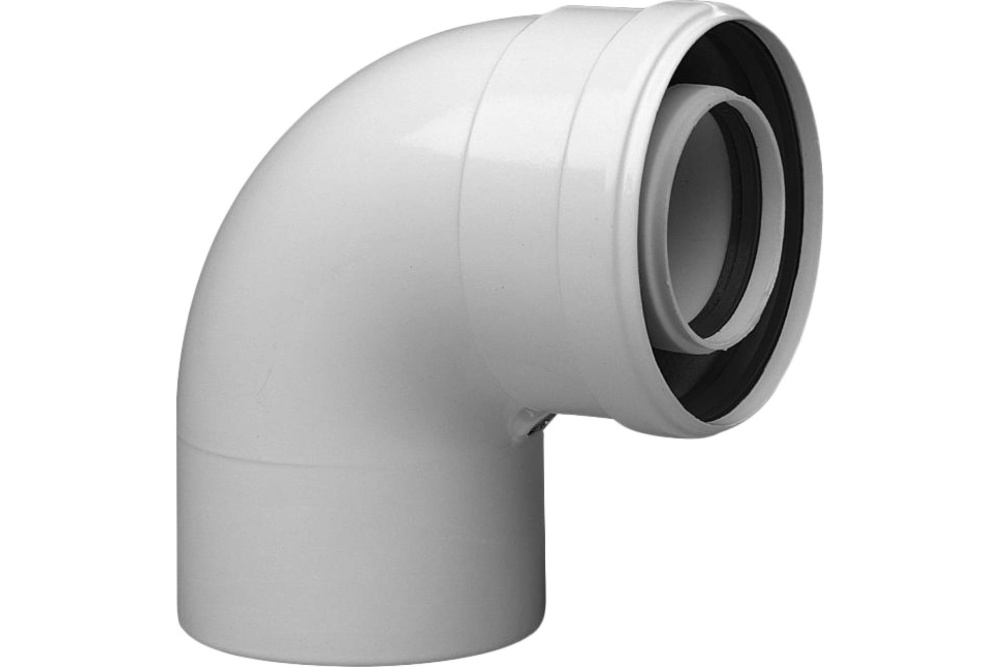 Фотография Baxi KHG BAXI Коаксиальный отвод 87°, 110/160мм, HT 