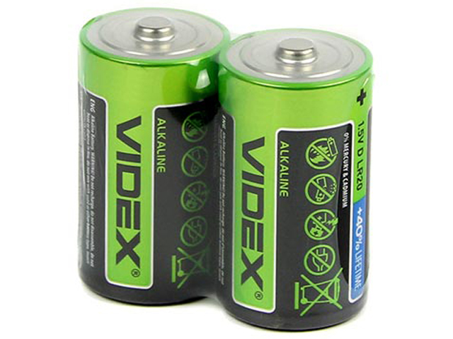 Фотография Батарейки VIDEX LR20/D 2 BLISTER CARD (12/96) Фотография Батарейки VIDEX LR20/D 2 BLISTER CARD (12/96)