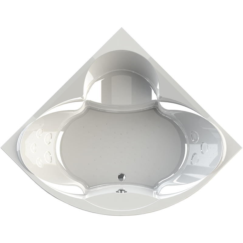 Фотография Ванна акриловая Филадельфия комплект хром RADOMIR