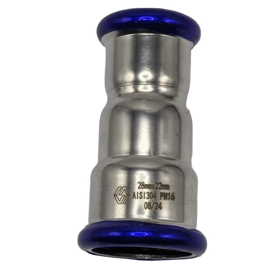 Фотография Пресс-муфта переходная из нержавеющей стали MVI 28x18 M 150/10