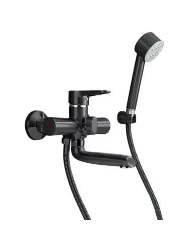 Смеситель для ванны PUD3-A045YB чёрный ZEGOR