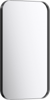 Зеркало 50*90 см, цвет чёрный AQWELLA RM0205BLK