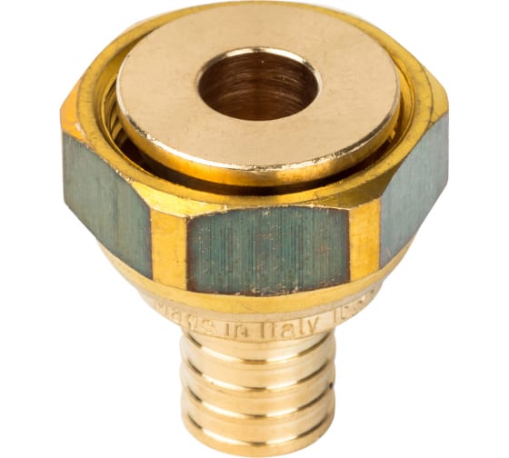 Фотография STOUT Переходник с накидной гайкой 16хG 3/4 для труб из сшитого полиэтилена 