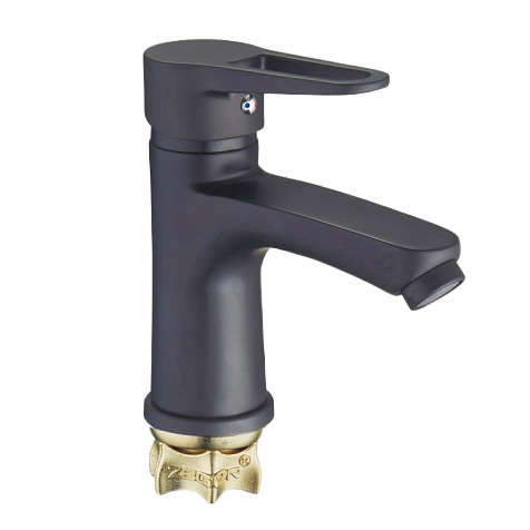 Смеситель для раковины PUD1-A045YB чёрный ZEGOR