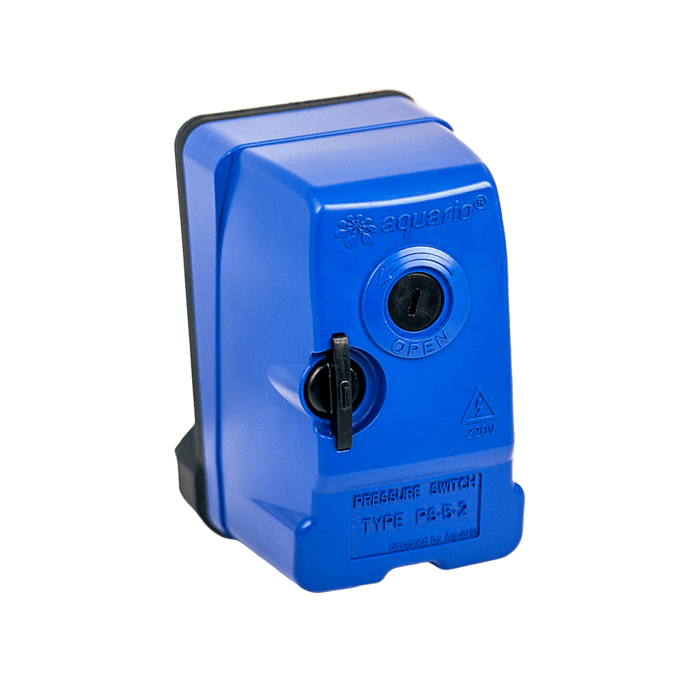 Фотография Реле давления PS-5-2, G 1/4" 1-5 бар с ключом регулировки АКВАРИО (накидная гайка)