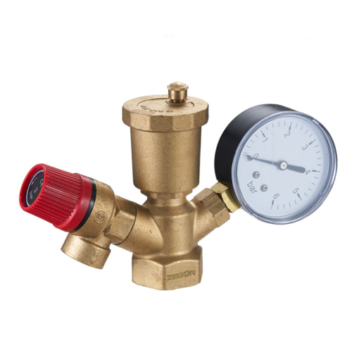 Группа безопасности котла 1"х3 bar латунь ZEGOR /30 шт.уп/