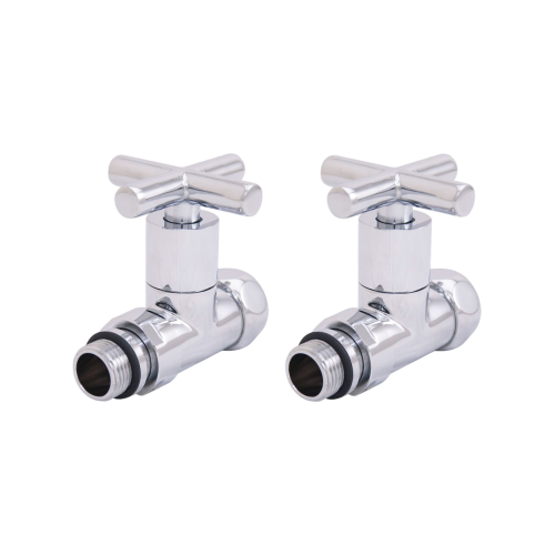 Вентили прямые ВР/НР 1"х3/4" для полотенцесушителя GAPPO (ручки крестовые)