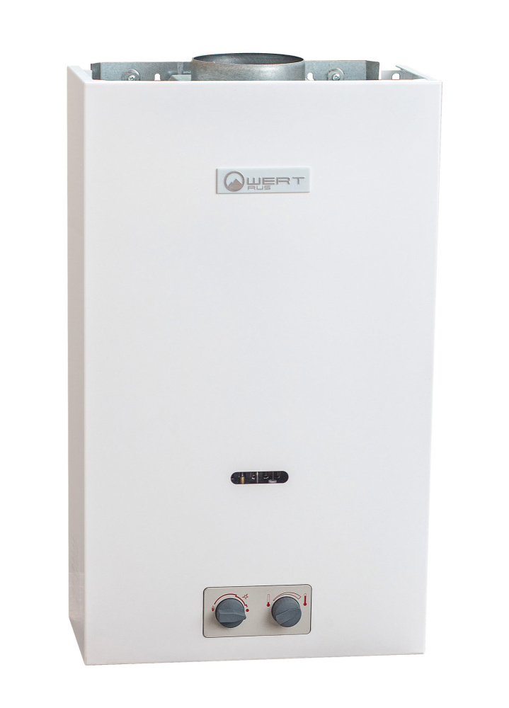 Фотография Газовый проточный водонагреватель WertRus 10В Белый